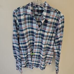 Ralph Lauren Men's Blue Plaid Shirt